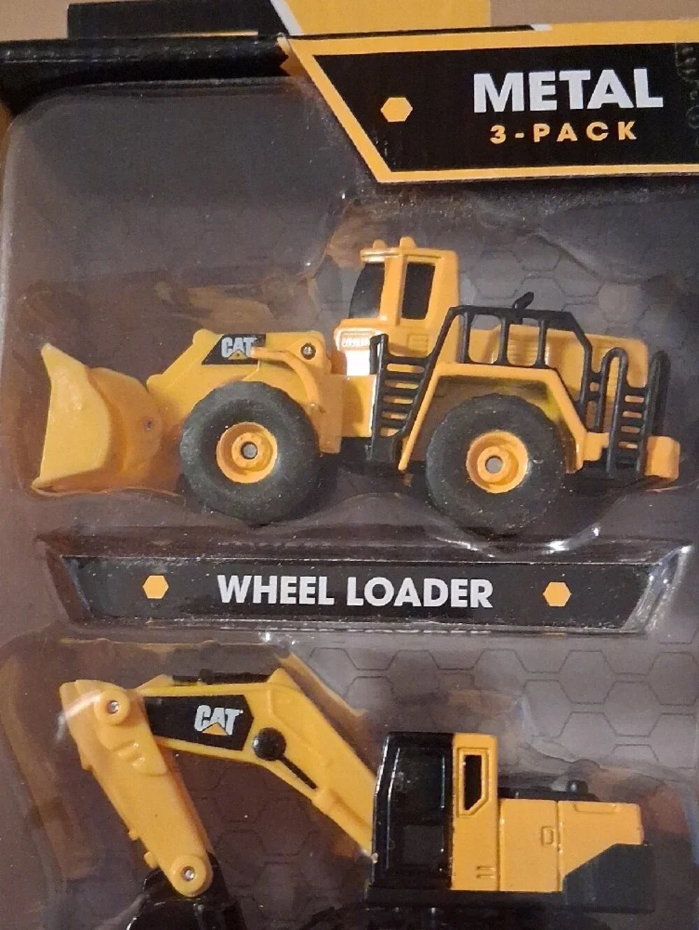 CAT Caterpillar NIB Diecast Metal Construction Vehicles 3-Pack Set